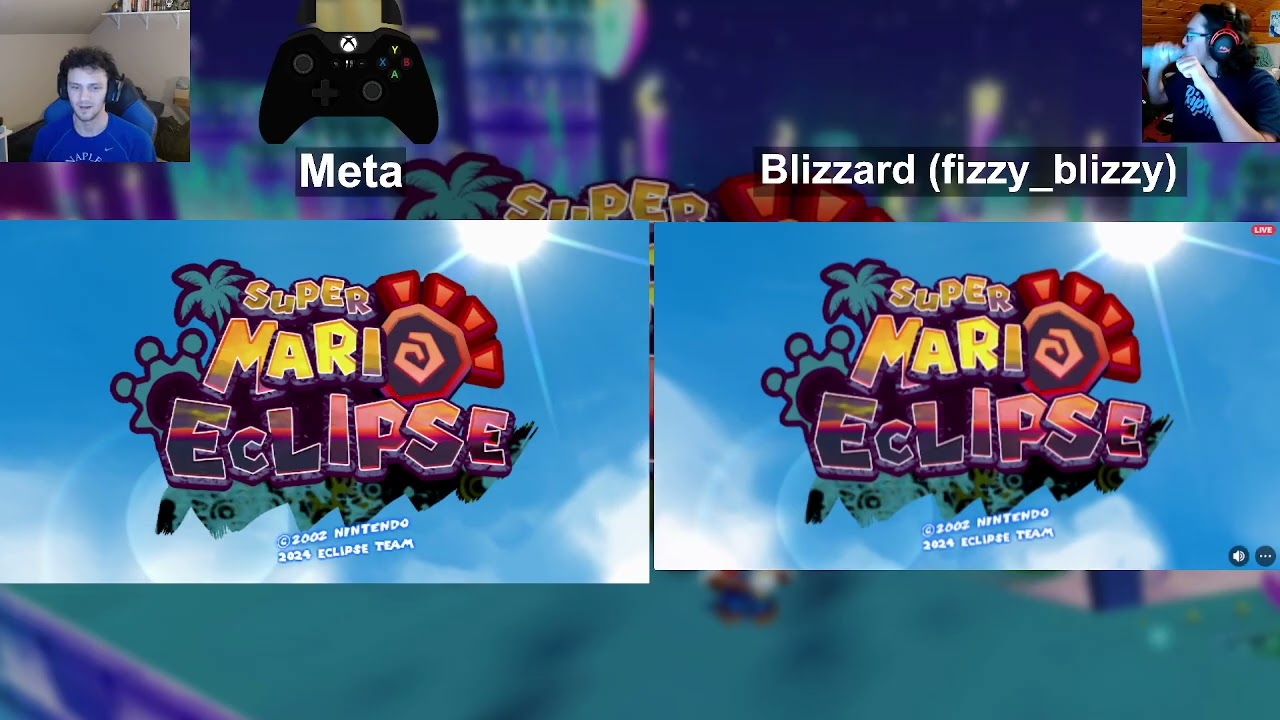 Super Mario Eclipse - Blind Race vs. Blizzard Part 1 [PC]