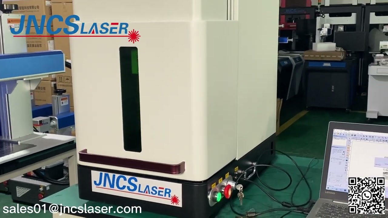 Hot 30W 50W Fiber laser marking machine for marking alumina