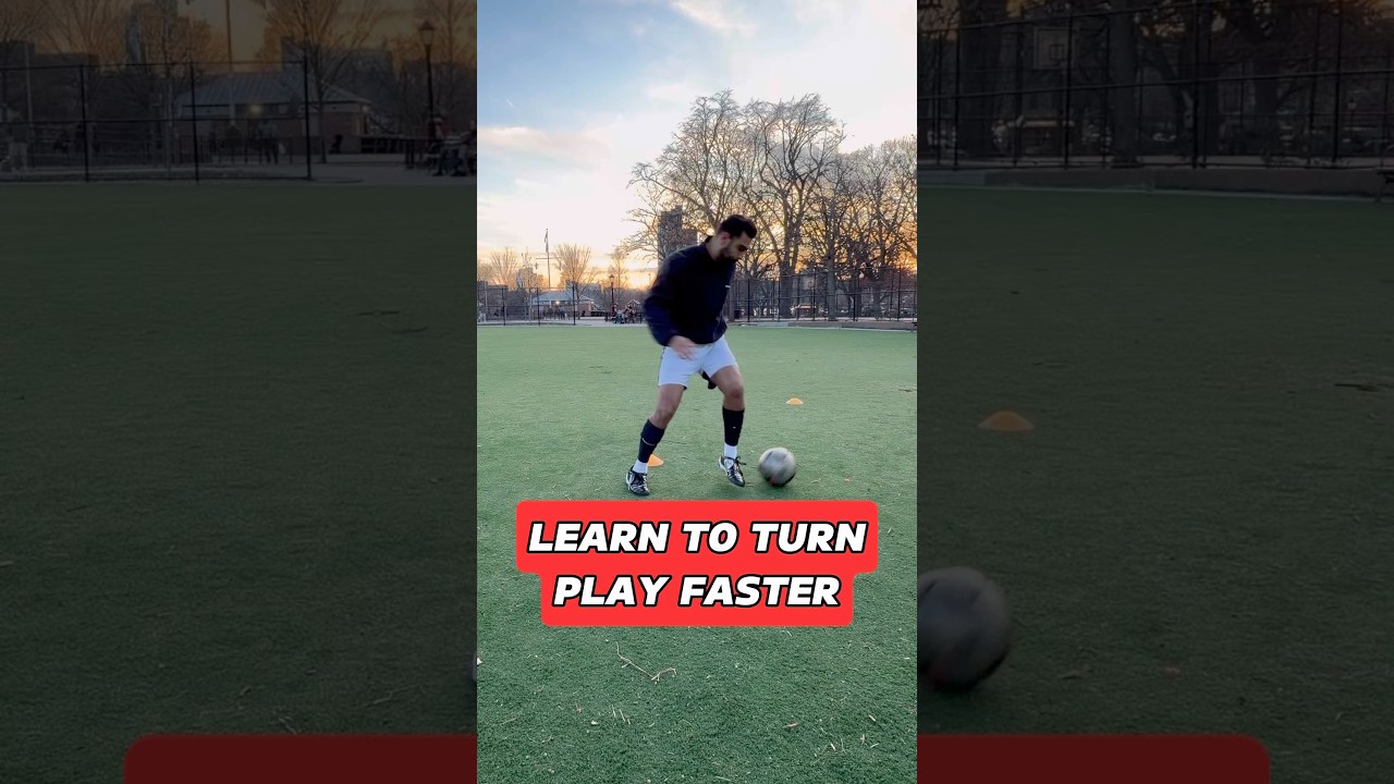 Learn to Turn and play faster-Practice it with both legs 