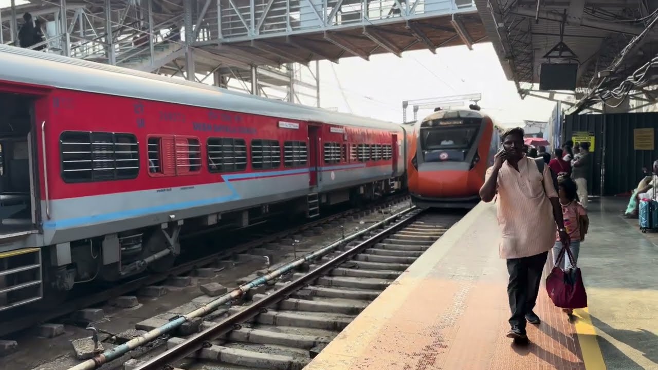Thiruvananthapuram Central Railway Station | 4K 60 fps  #kerala #thiruvananthapuram #centralrailway 