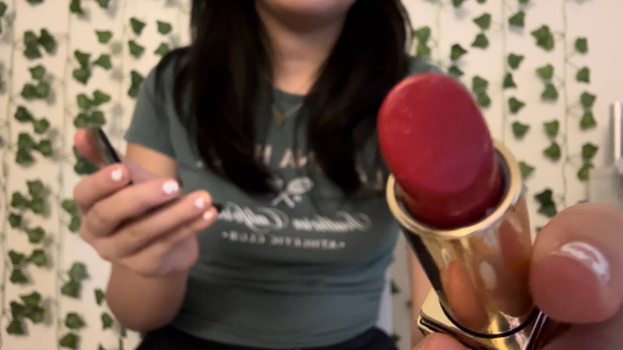 ASMR (Fast) not aggressive doing your makeup for a dinner 💄
