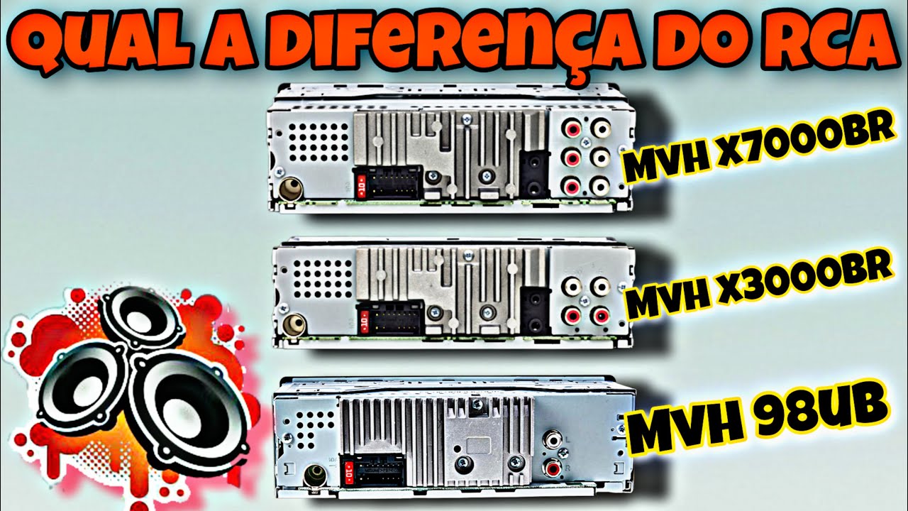 Quais as diferença das Saídas RCAs entre modelos de Sons da Pioneer #somautomotivo