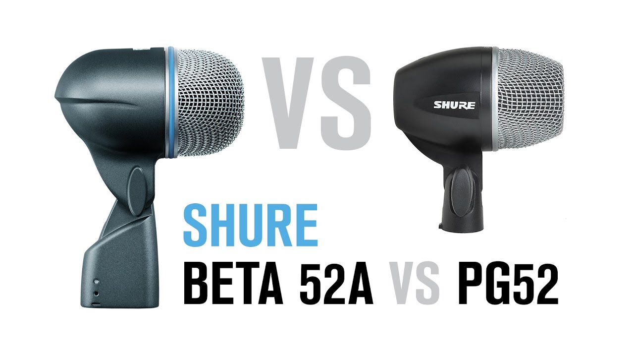 Shure PG52 vs Beta 52A Bass Drum Microphone comparison. Artist  PREFACE 14