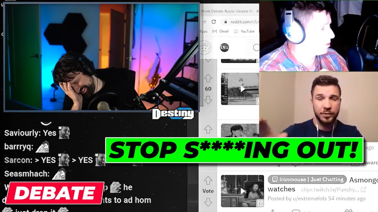 Destiny BREAKS, Laughs As Abortion Debate Gets HEATED