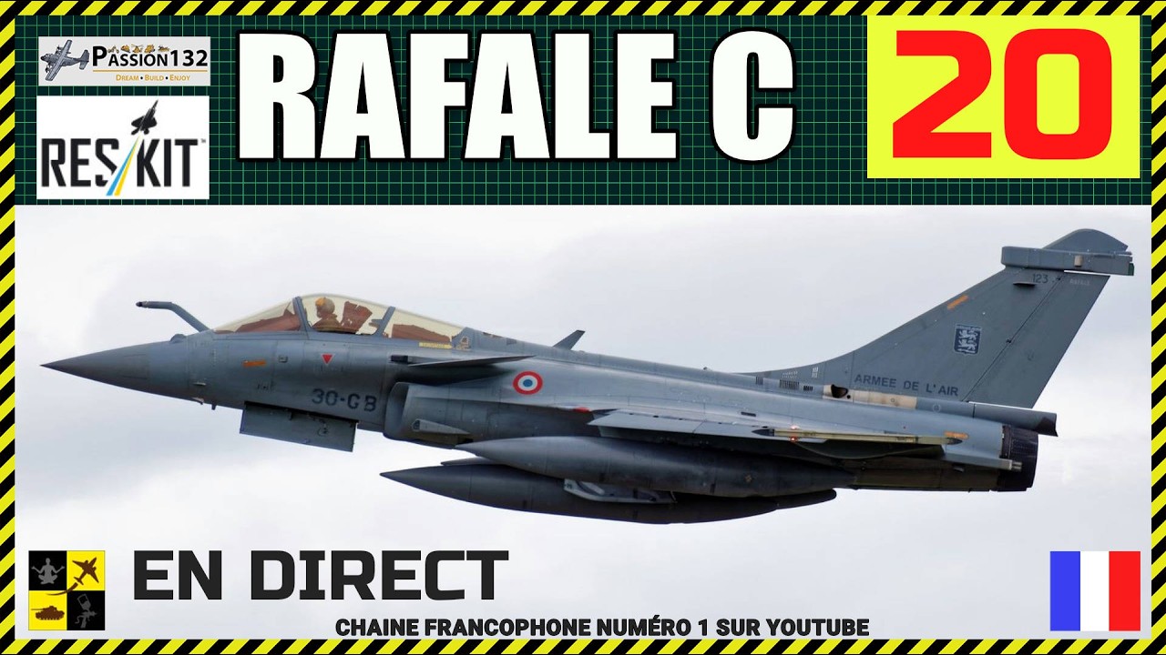 🟢 REPLAY 552:: Maquette Rafale Revell 1/48 + Addons Reskit & Syh@rt