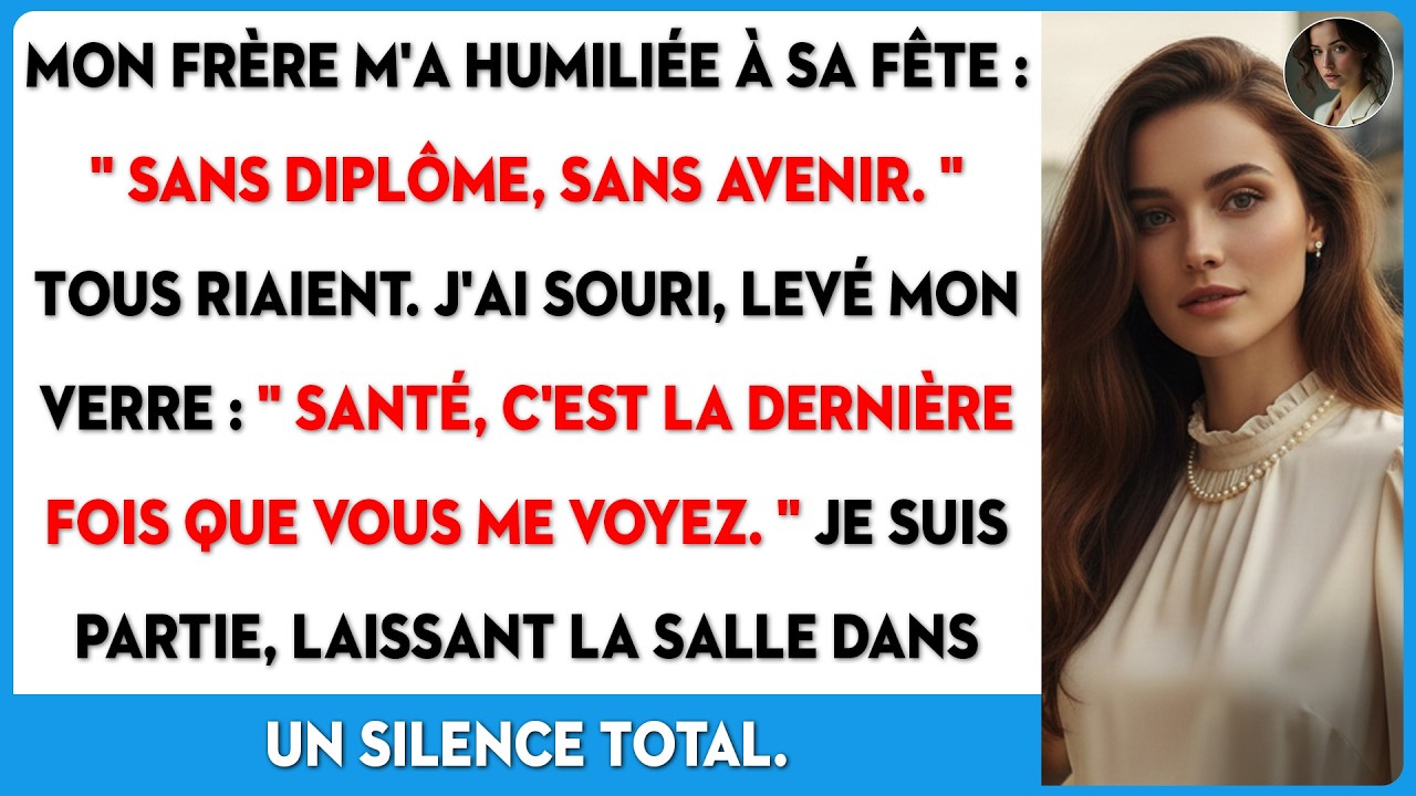 Humilié par ma famille à la fête de mon frère : traité d'inculte et de bon à rien.