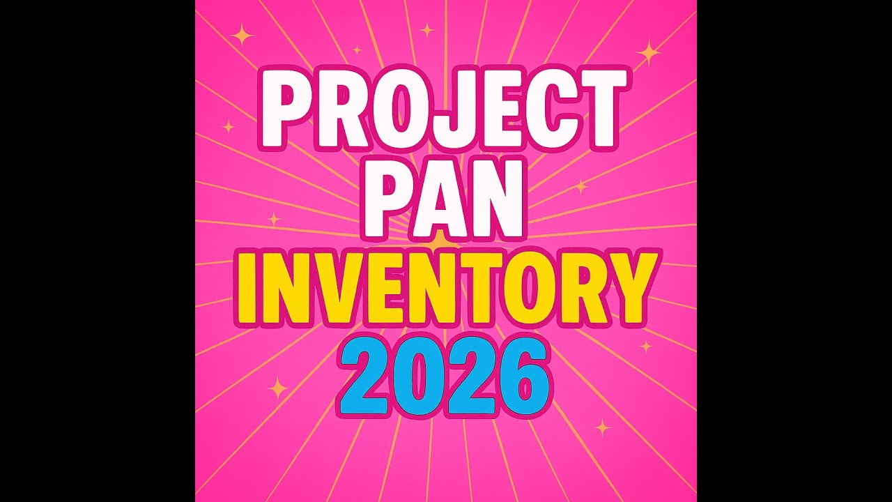 My Entire Makeup Inventory for Project Pan 2026!