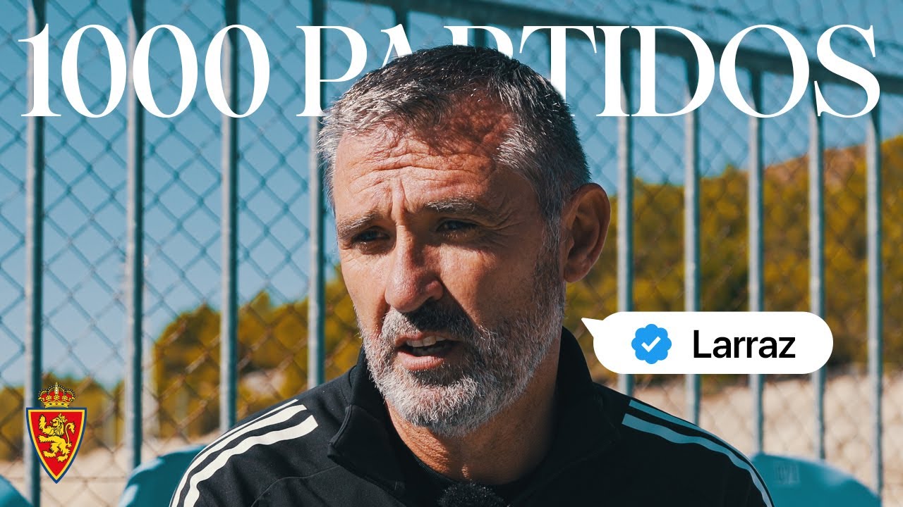 ENTREVISTA | Emilio Larraz cumple 1.000 partidos como entrenador | Real Zaragoza