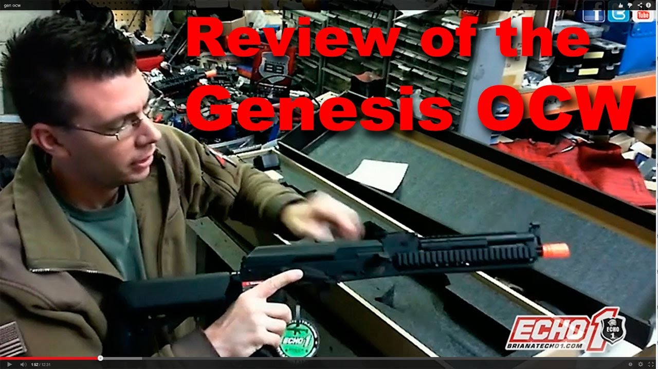 Echo1 Genesis OCW Airsoft Review and gearbox takedown