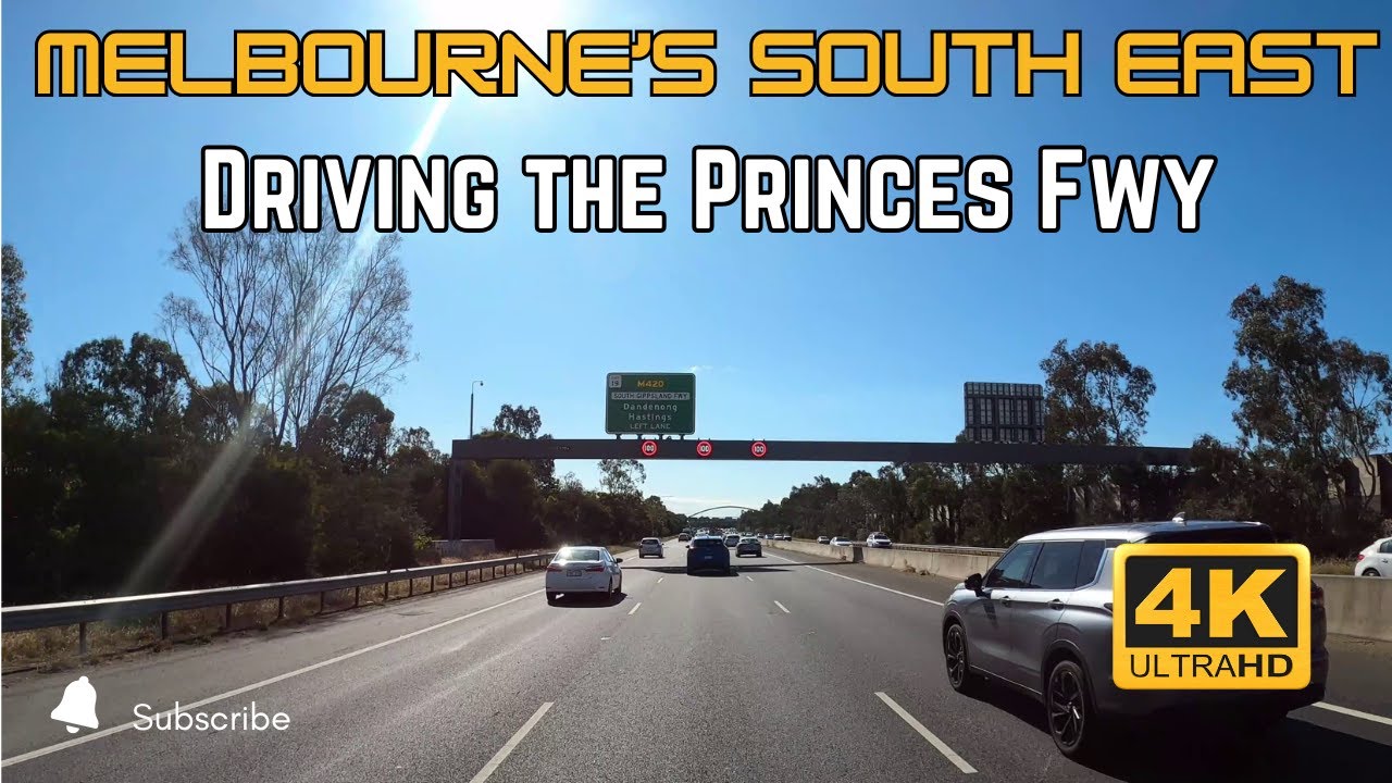 Melbourne 4K Drive: Princes Freeway to South Yarra