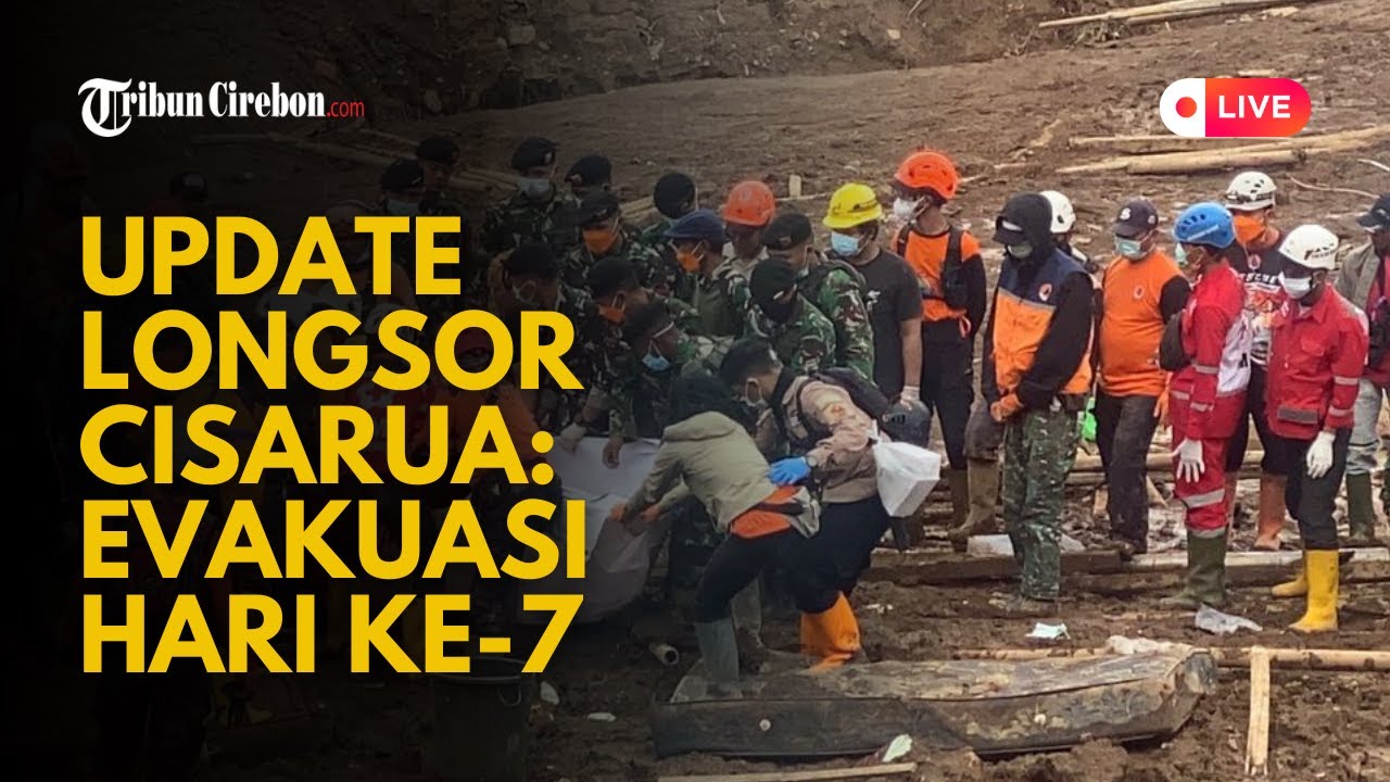 🔴 UPDATE LONGSOR CISARUA HARI KE-7: Basarnas Tambah 2 Ekskavator Seberat 20 Ton