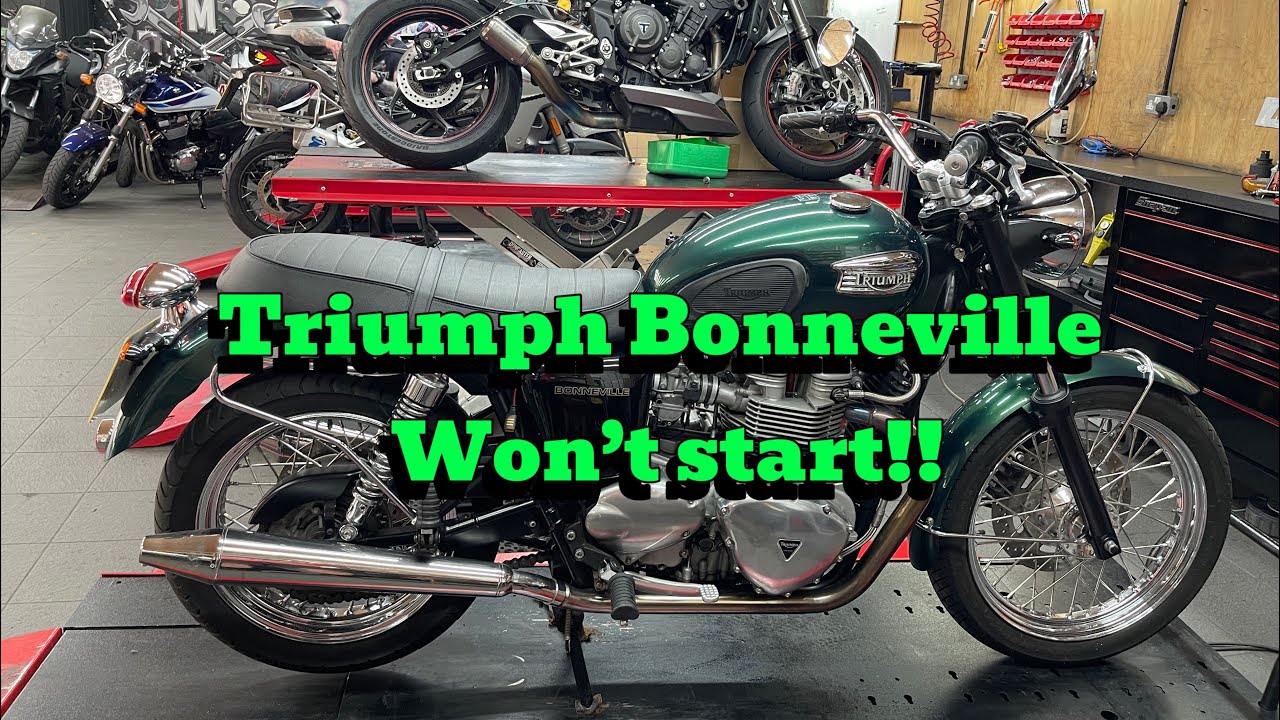 Triumph Bonneville не заводится! Я нашёл проблему. Видео короткое, но не очень 😉