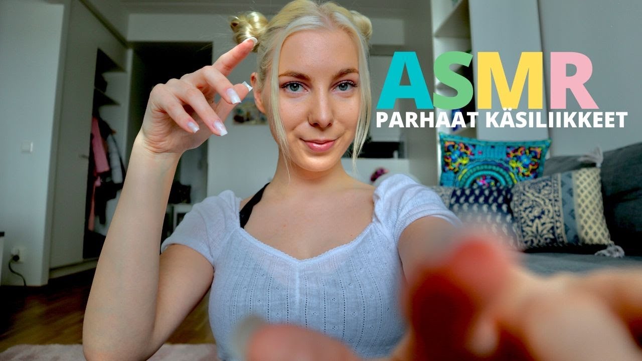 ASMR SUOMI – Käsiliikkeet 🙏🌻 Pulling away negative energy