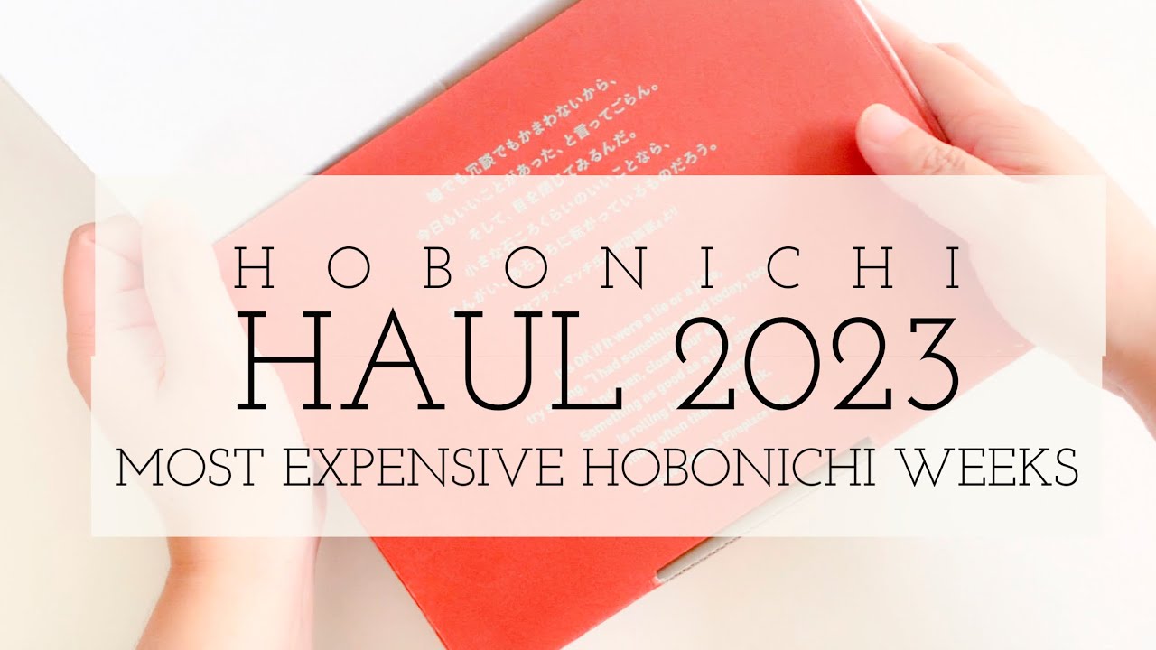 Hobonichi Haul 2023 | unboxing & first impressions | Most expensive Hobonichi Weeks! | paperjoyph