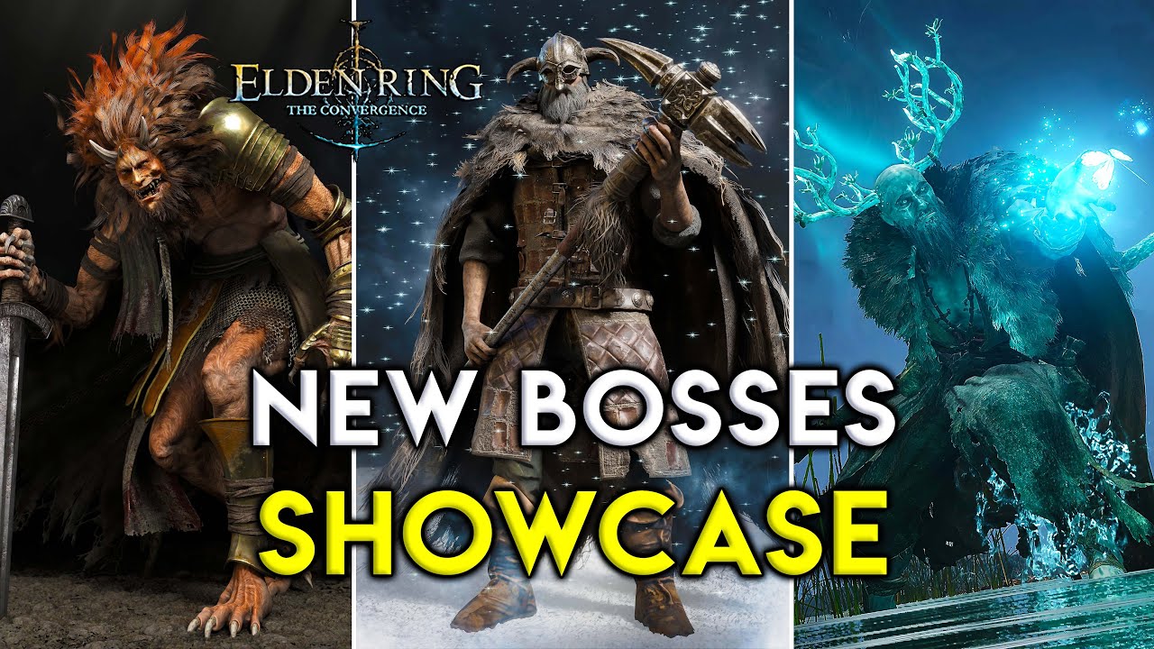 Convergence Mod 1.4.2 - ALL 6 New Boss Fights Showcase [Elden Ring]