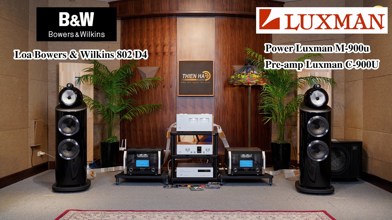 Loa Bowers & Wilkins 802 D4  +  Luxman M-900u + Pre C-900U -  Luxman Thương Hiệu Đến Từ Nhật Bản