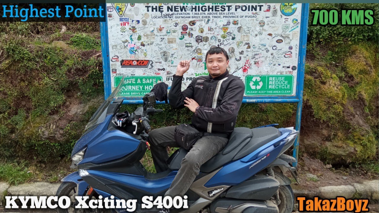 Philippines Highest Elevation Revisited | KYMCO Xciting S 400i Ride Impressions | Takaz Boyz
Part 1