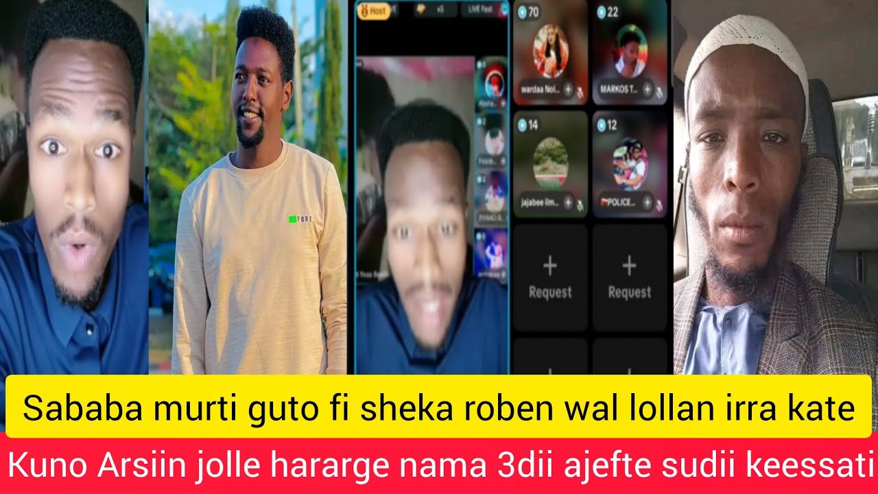 Lolli murti guto fi sheka roben irraa kee arraa jollen Arsii hararge irraa mana 3dii lubu basan kuno