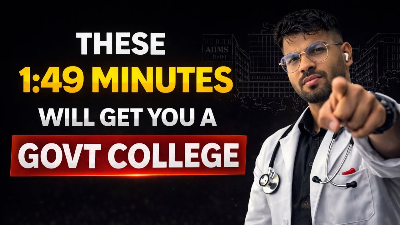 These 1:49 minutes will get you 650+ in NEET 2026 (save this video)