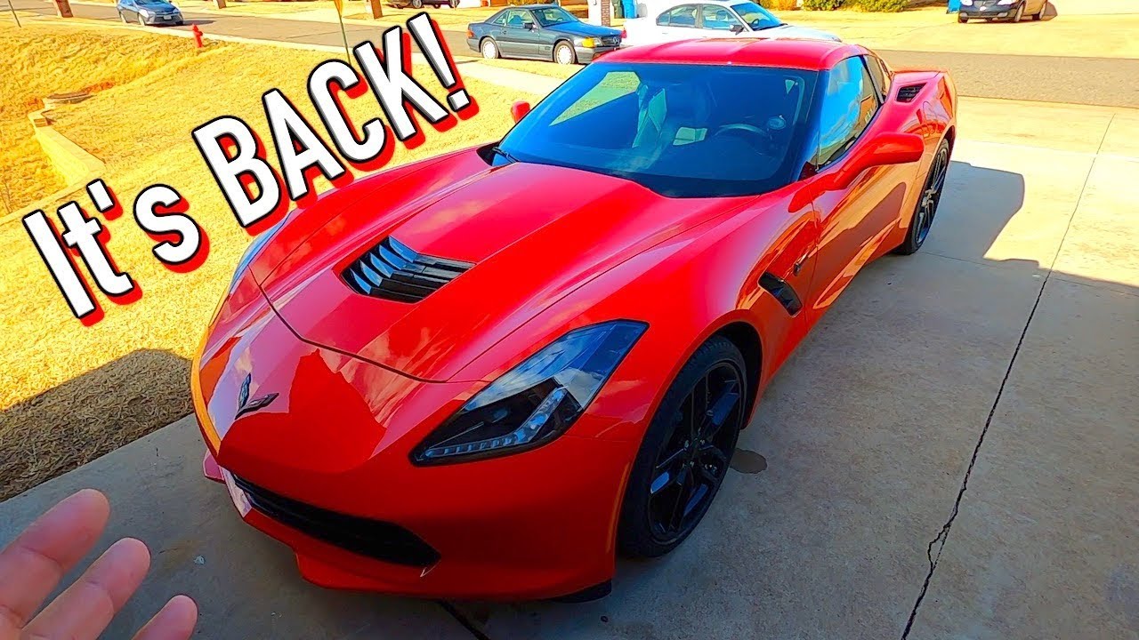 The Broken 2019 Chevy Corvette is BACK! New Exhaust + Dealership Update!