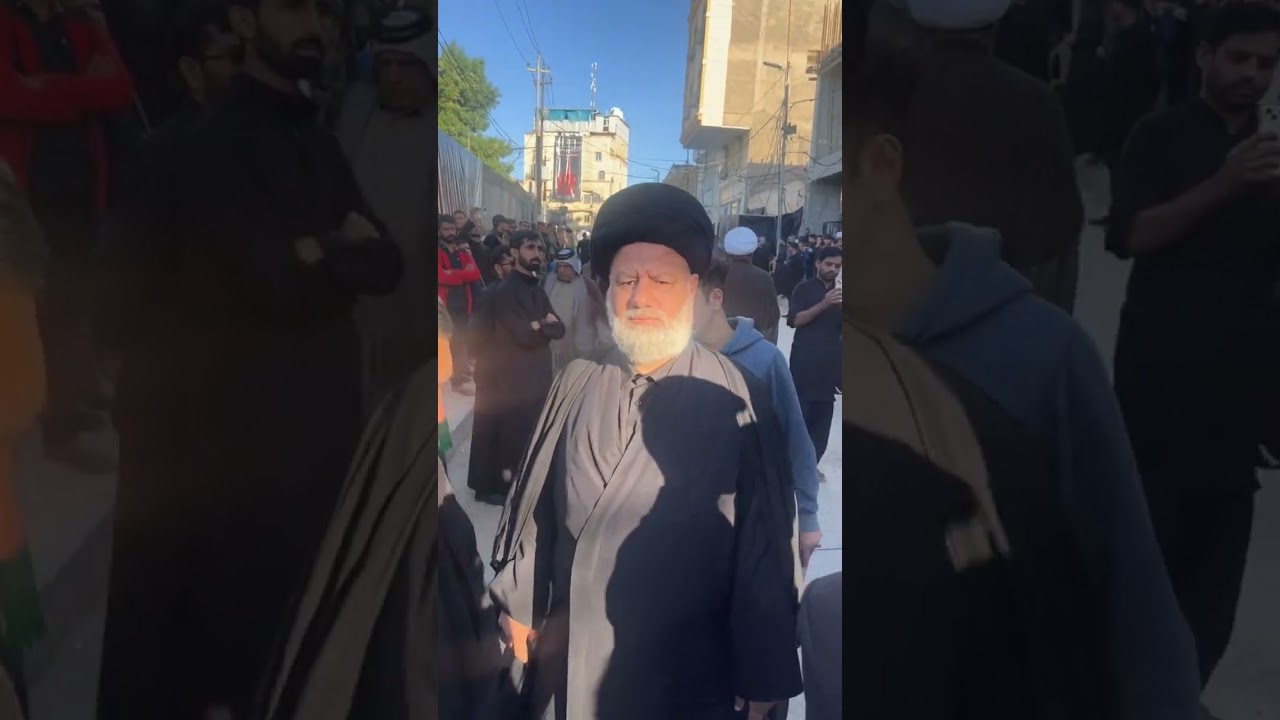 شھادت بی بی فاطمة الزھرا سلام اللہ پر جلوس عزا  آیة اللہ العظمی  الحاج حافظ بشیر حسین النجفی د ظ