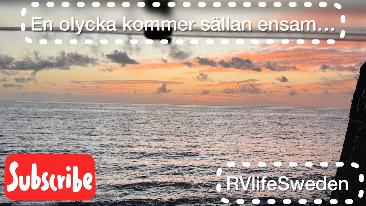 Allt händer! Hunden blir sjuk, scootern slutar fungera o husbilen låter konstigt!