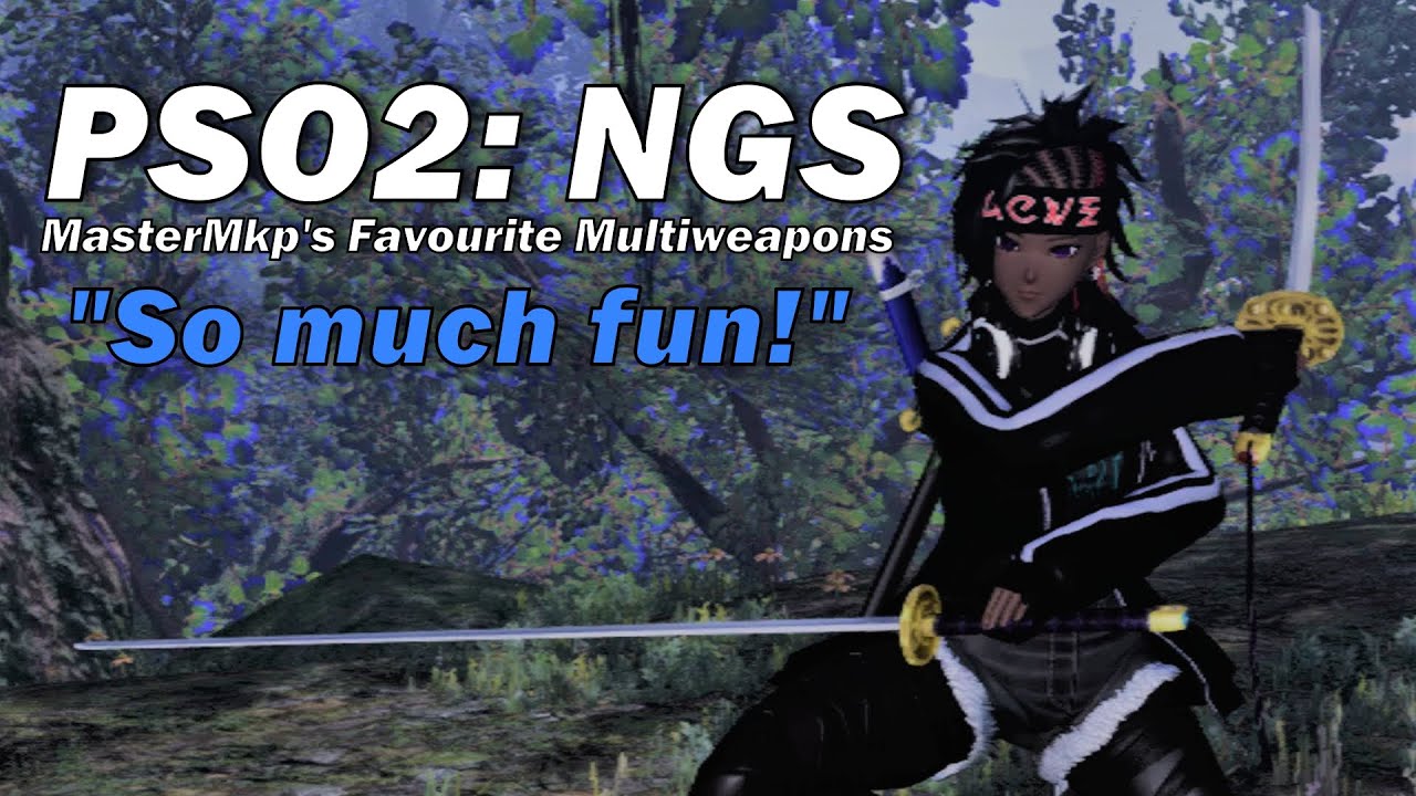 PSO2: NGS - My Current Multiweapon (Gameplay & Tips)