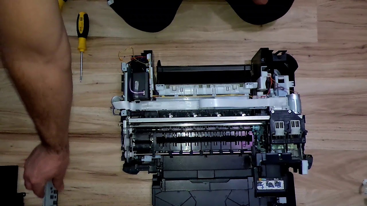 DISASEMBLY - Canon Pixma MG4250 - fixing paper feeding error (HD)