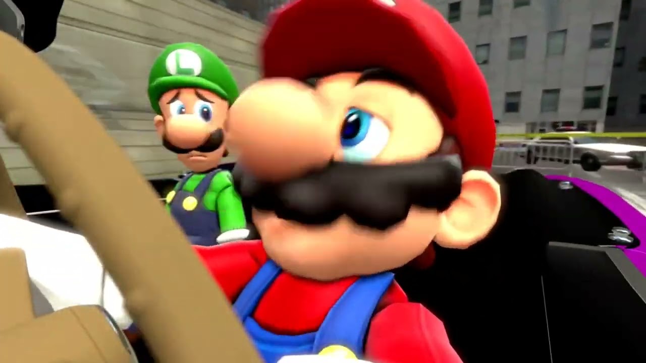 [SFM] Grand Theft Mario (Reversed)