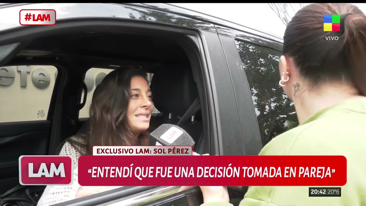 Sol Pérez sobre los dichos de Maxi López 