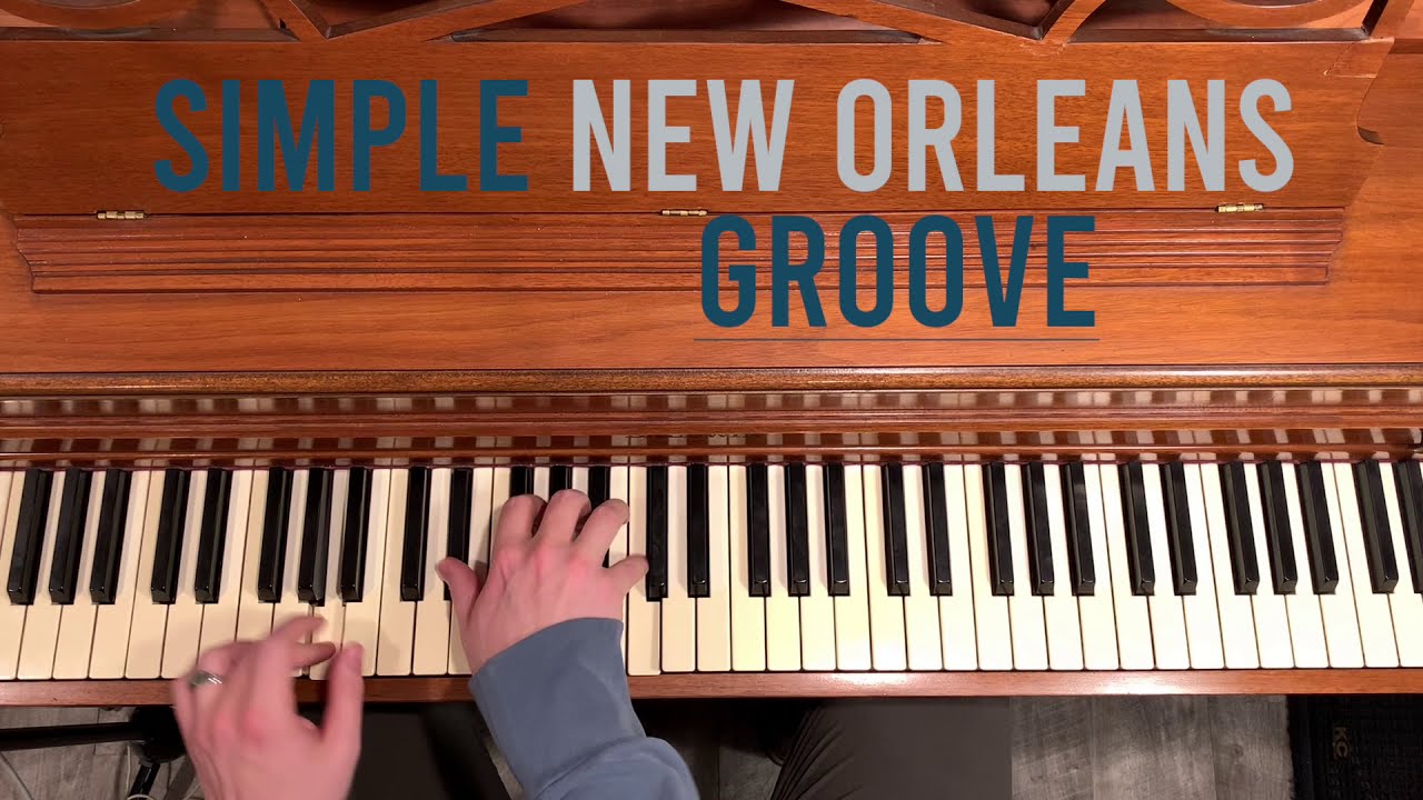Simple New Orleans Groove | Street Beat | Jazz Piano: Short Practice Ideas
