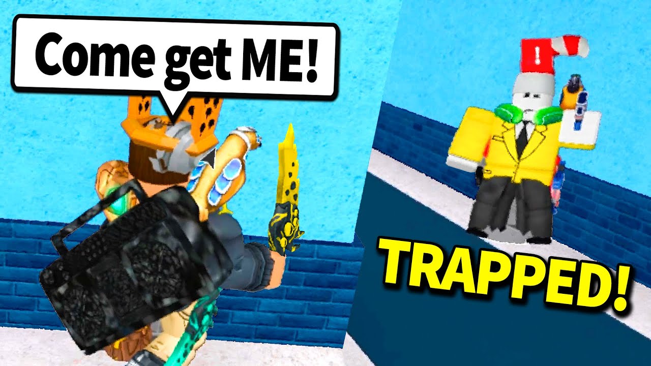 TROLLING My Friends in YOUTUBERS ONLY Murder Mystery 2!! (Roblox MM2)