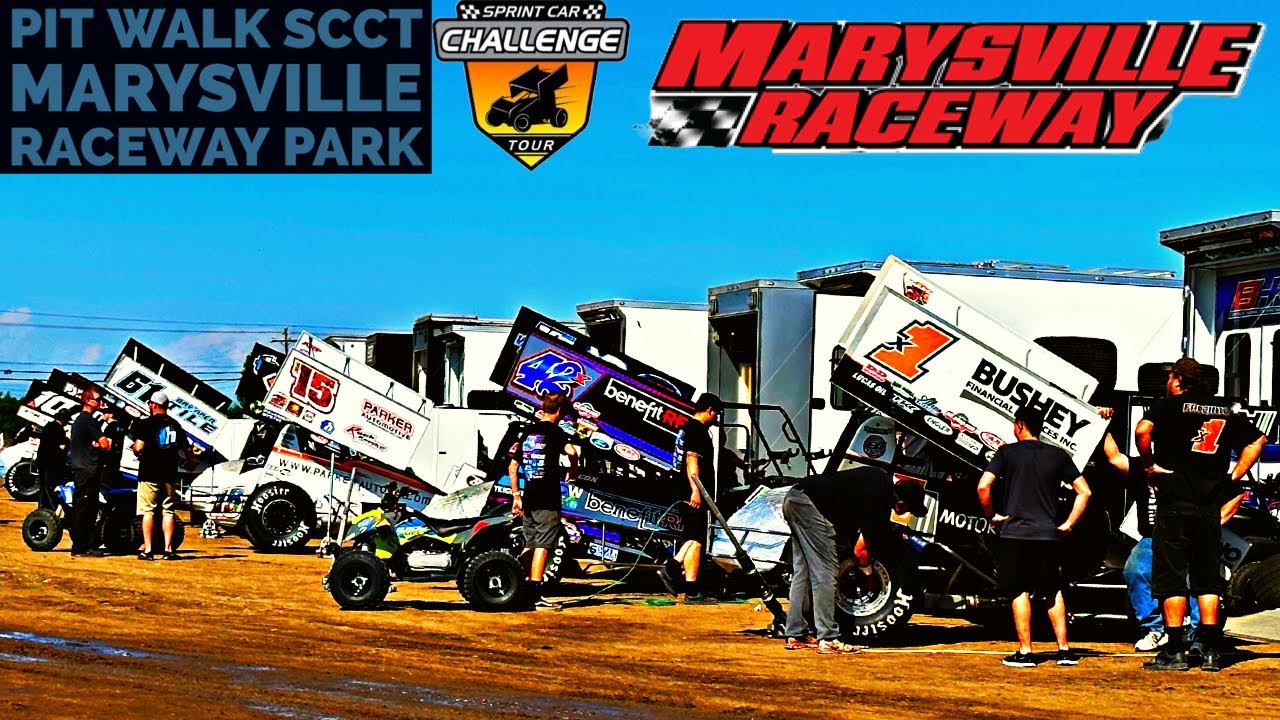 Marysville Raceway Pit Walk Sprint Car Challenge Tour