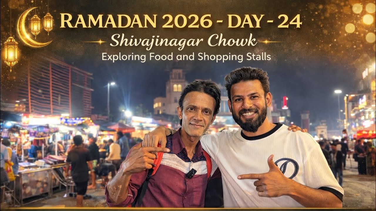 Shivajinagar Chowk | Exploring Food and Shopping Stalls 🌙✨