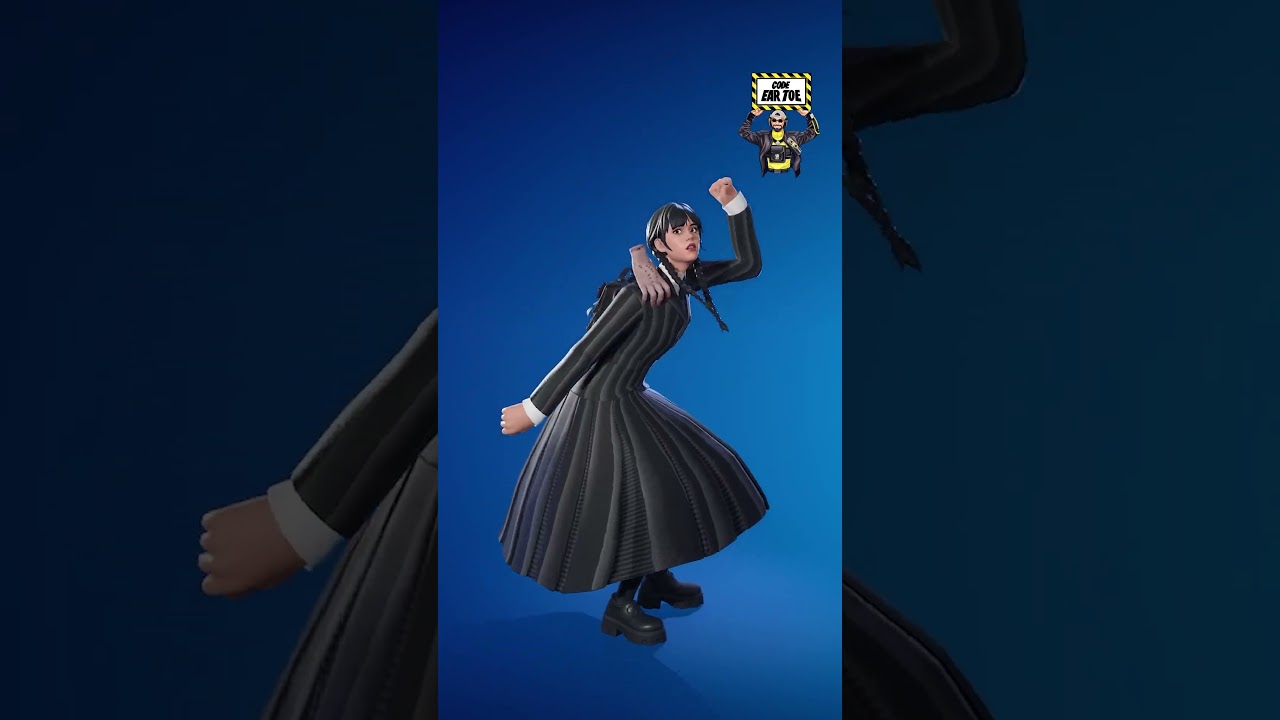 *EARLY ACCESS* WEDNESDAY ADDAMS set in FORTNITE! (Fortnitemares 2025) #fortnite
