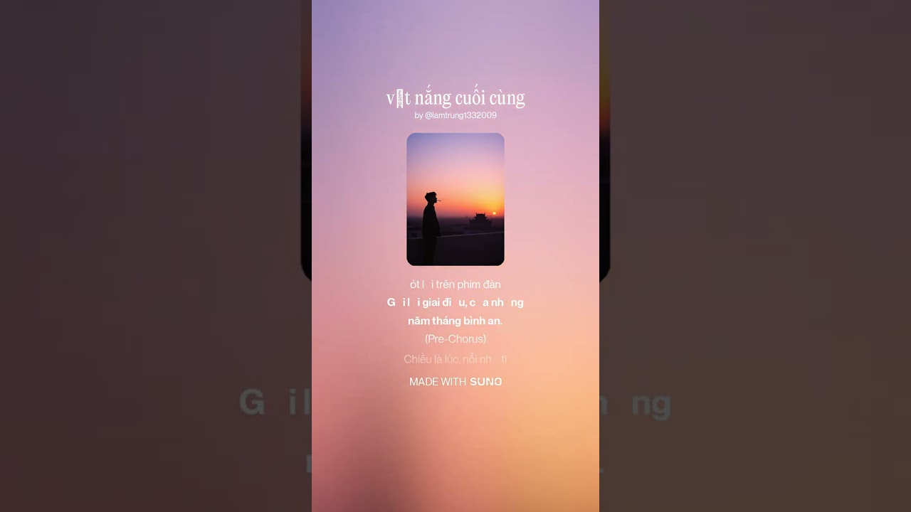 vệt nắng cuối cùng