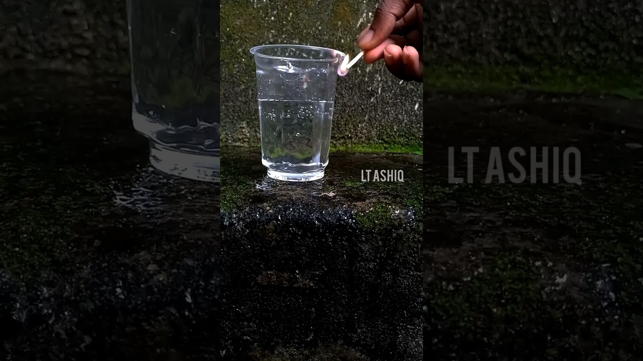 FIRE VS PLASTIC CUP 