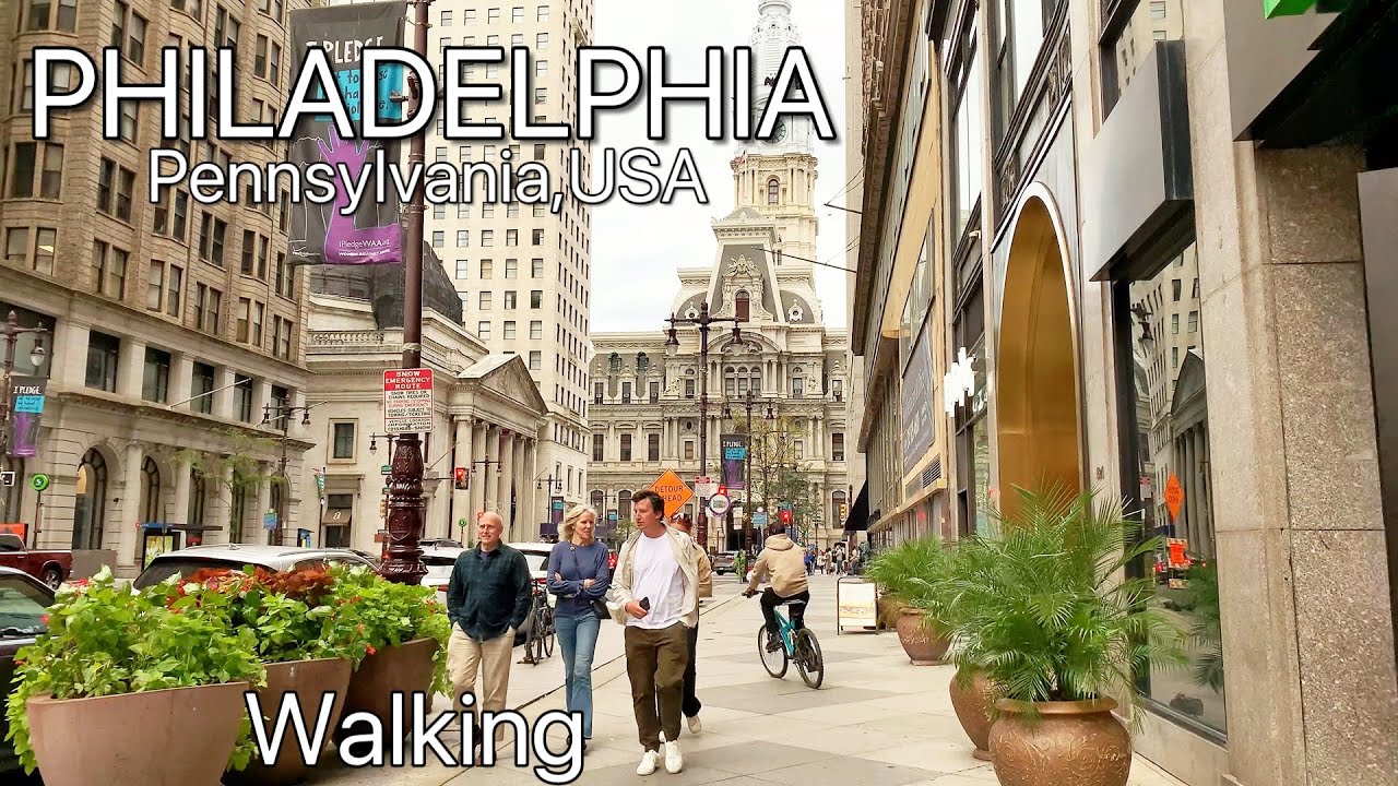 Walking in downtown Philadelphia ,Broad Street #usa #travel #city / @travelusa_withme | travel USA