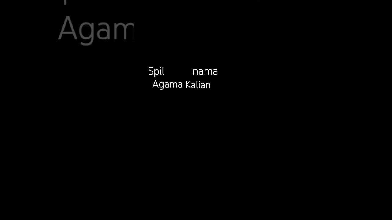 spil nama guru Agama kalian #semogarame
