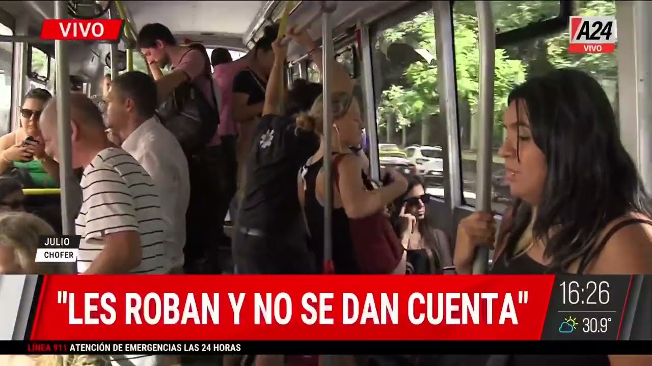 🚨 Pirañas en colectivos: nuevas metodologías de robos