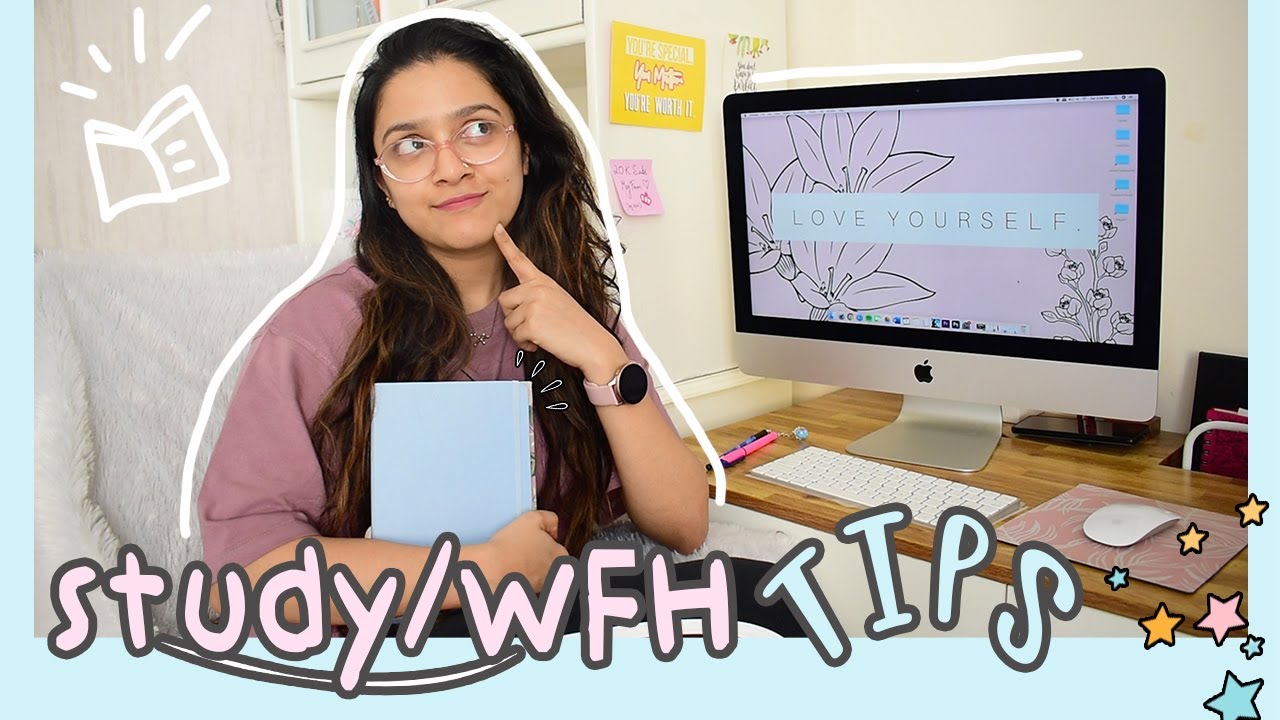 tips on self study/work from home in Quarantine| Motivation & Productivity | Meghna Verghese 🌸