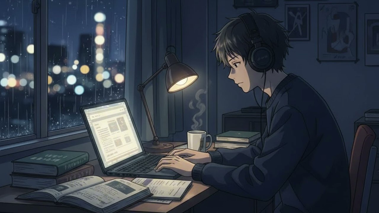late night study session 🌙 lofi beats to focus
