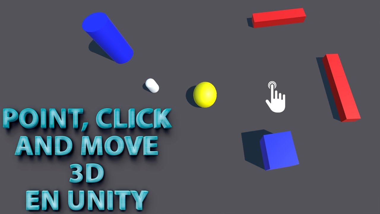 Mover objetos 3D hasta el puntero del ratón al hacer click en Unity