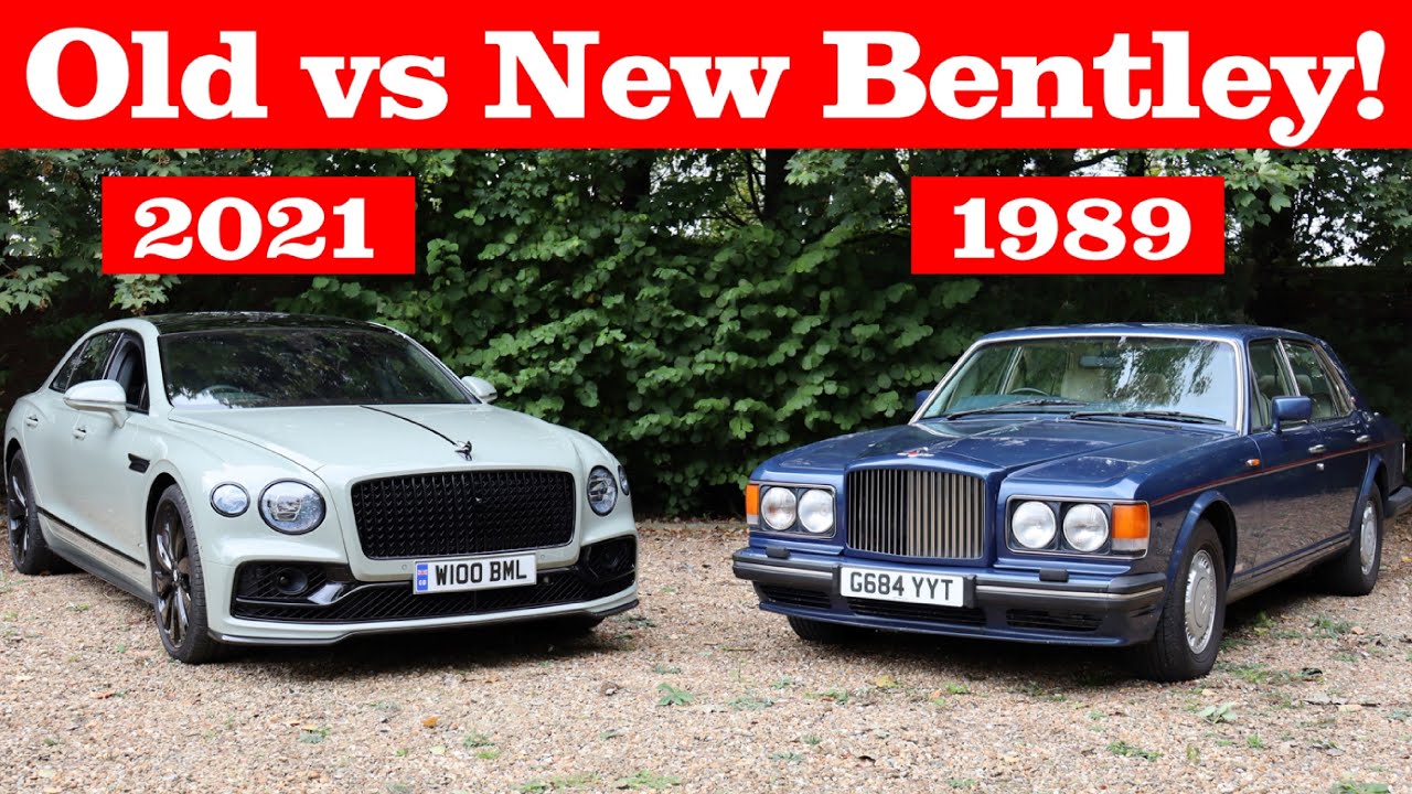 Bentley 1989 года против Bentley 2021 года — Turbo R встречает Flying Spur V8!