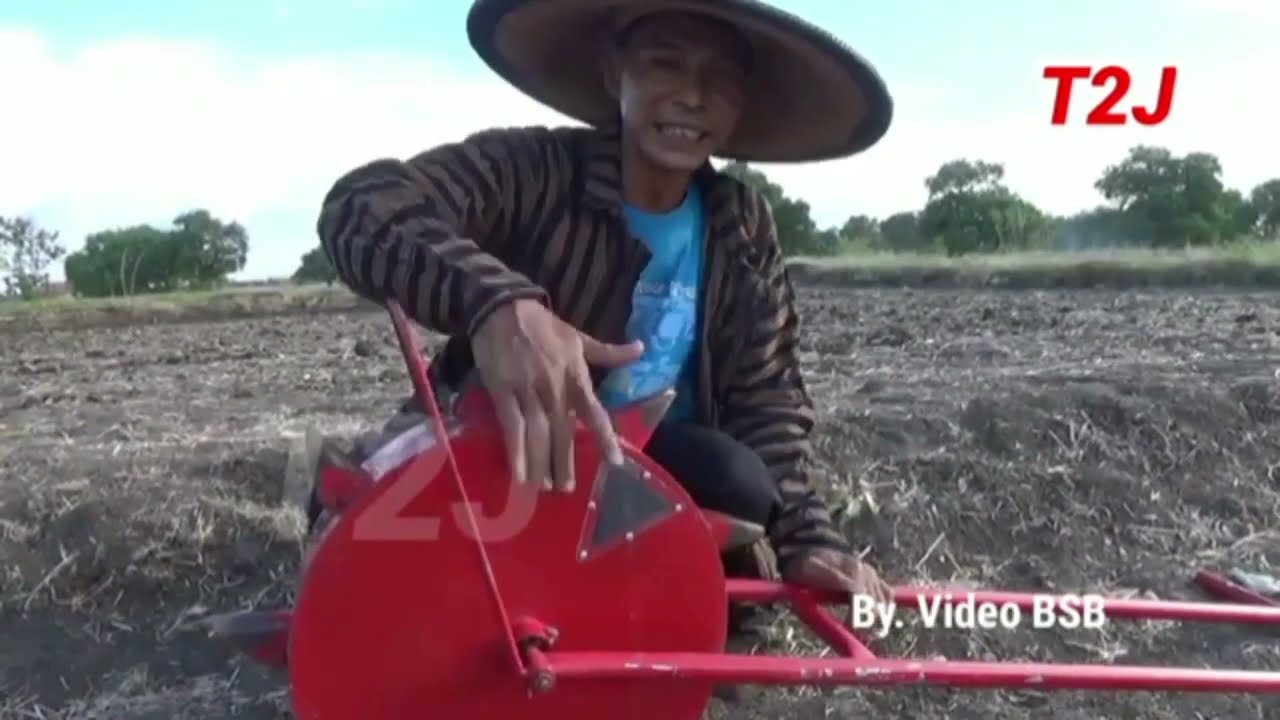 @MusliminSliminTutorial Alat Tanam Padi Manual Kletek Sruntul WA 0856-0435-6546