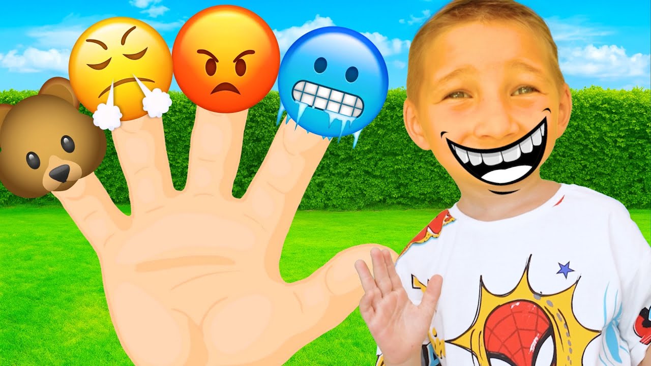 ¡Dedos Emoji! ¿Dónde Están? ☝️🐾 Canciones Infantiles de Familia Dedo | Le Le TV en Español