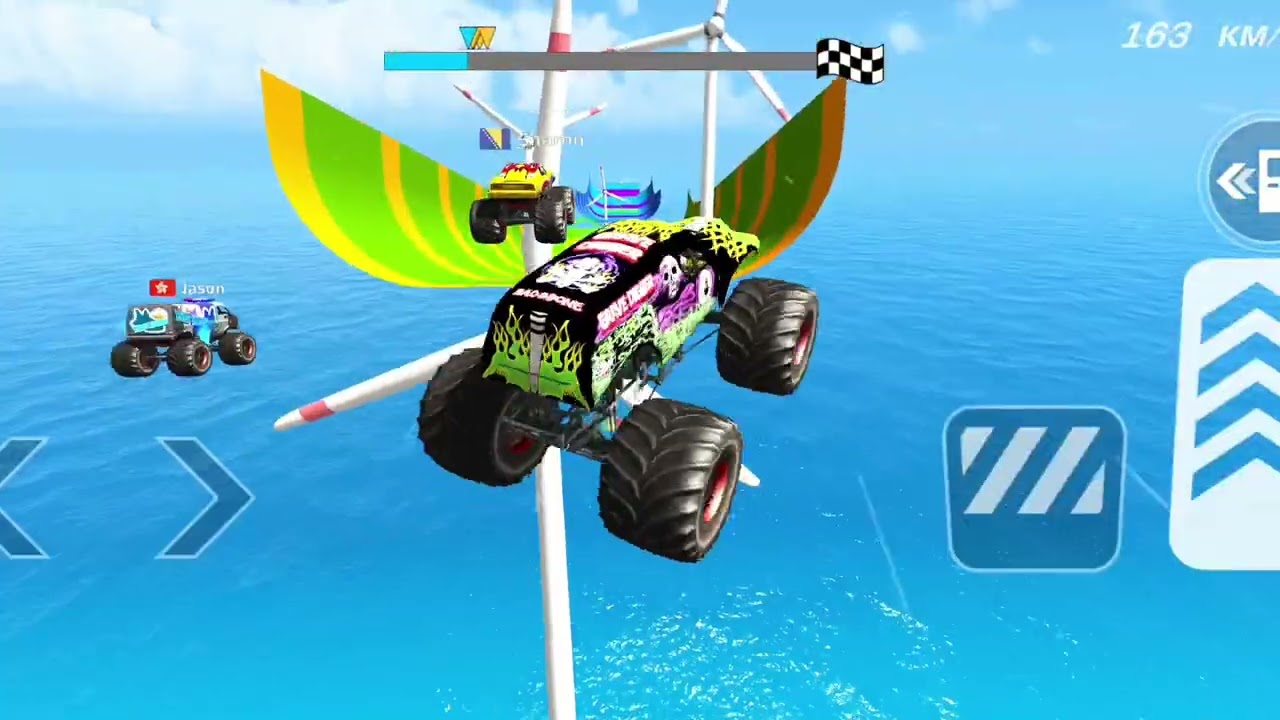 Crazy Mega Ramp Challenge 💥 | Monster Truck vs Impossible Tracks
