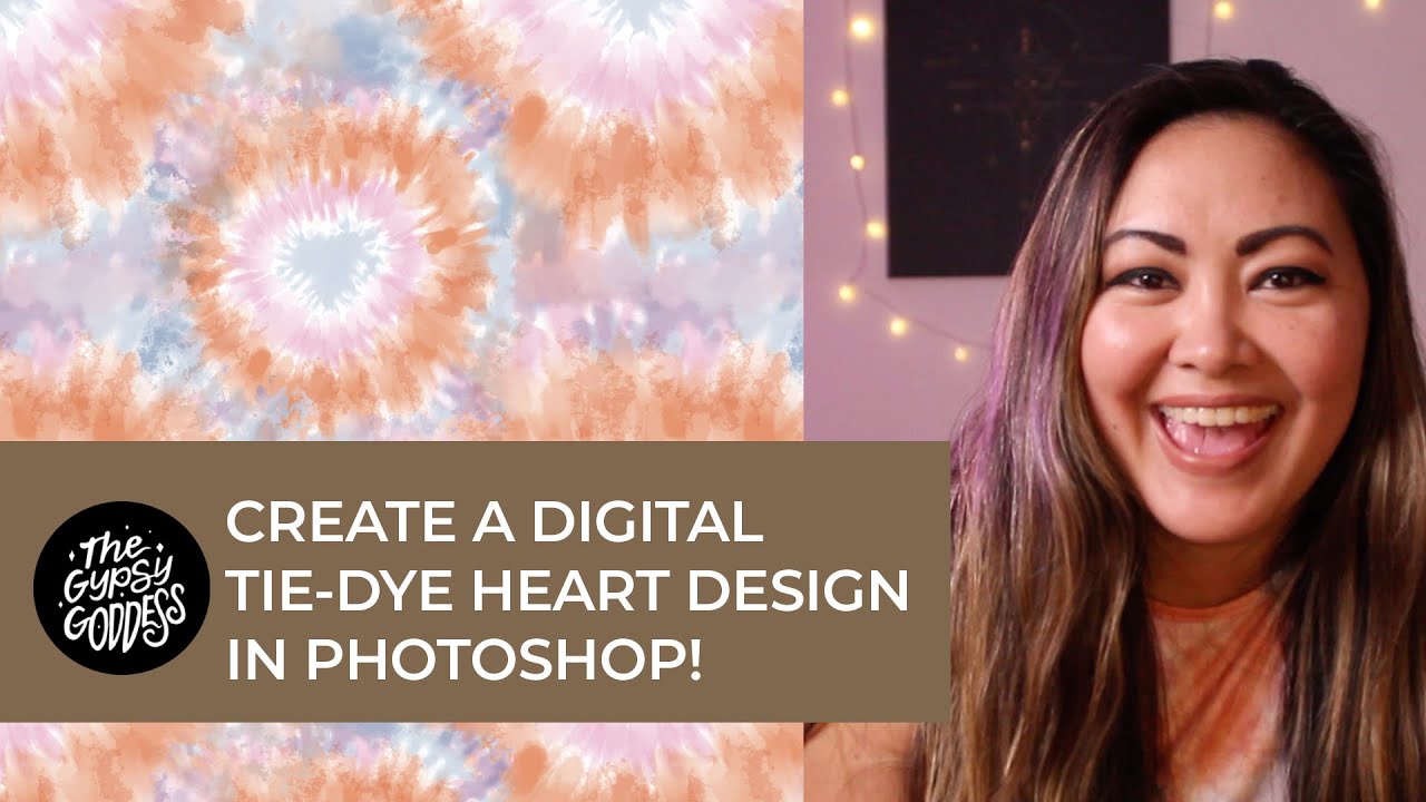 How to Create a Digital Tie-Dye Heart Design in Photoshop