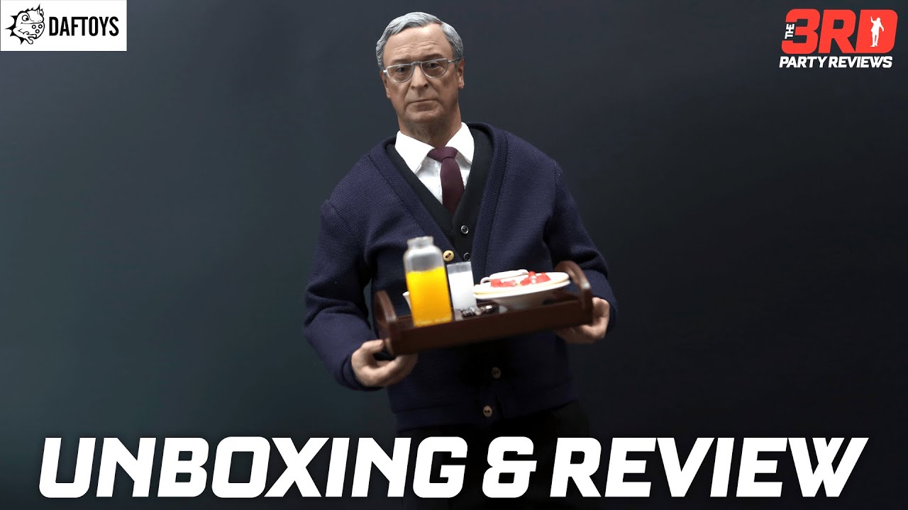 The Dark Knight Daftoys 1/6 Scale Alfred Pennyworth Figure Unboxing and Review