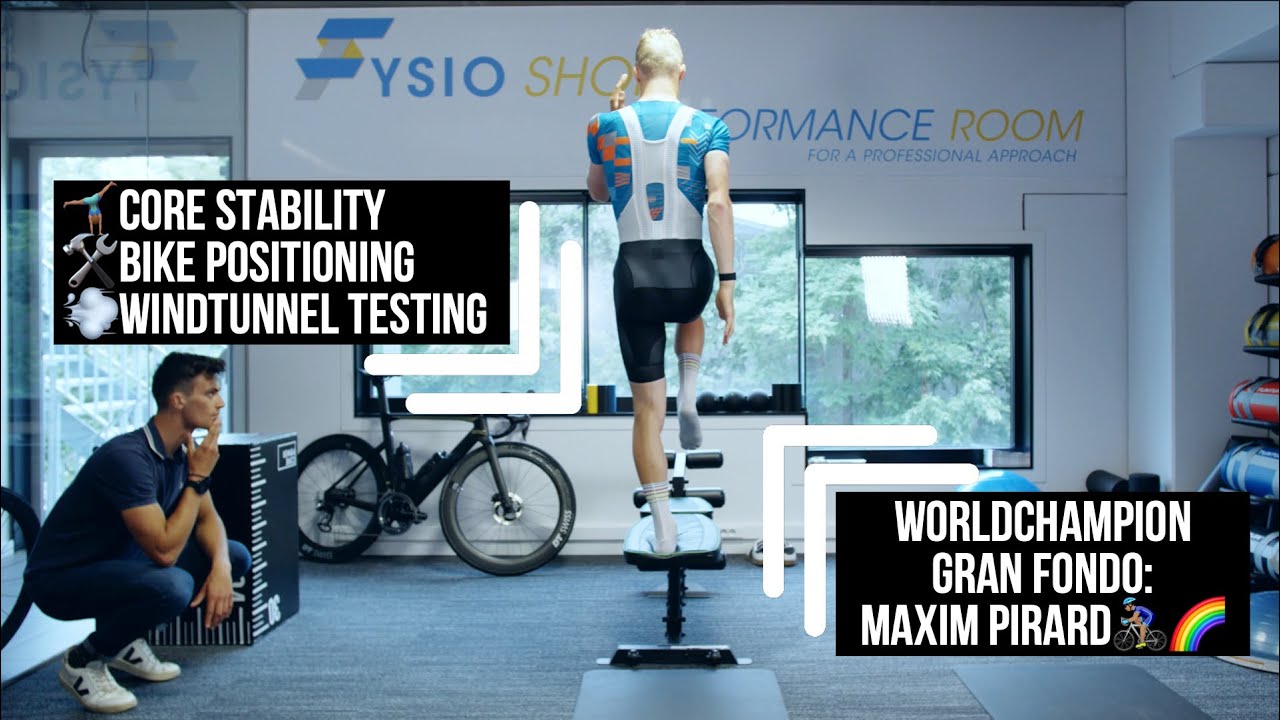 BIKEFIT bij Rehab lab - Fit2Fly met wereldkampioen Gran Fondo: MAXIM PIRARD